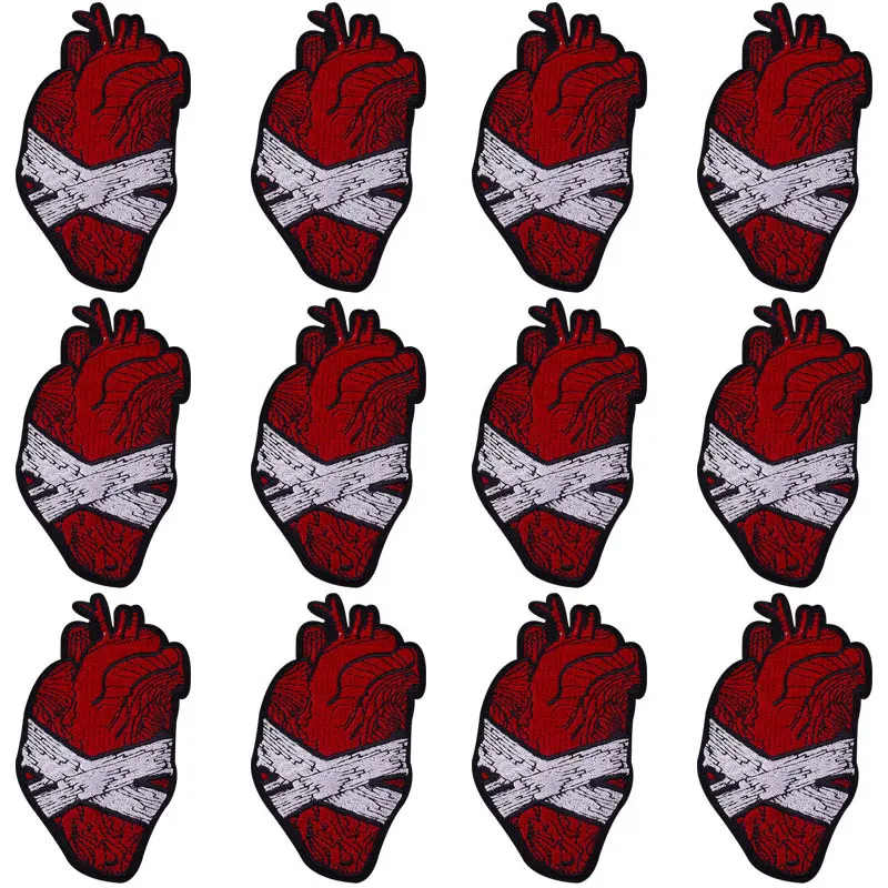 

10 pcs/lot Wholesale Embroidery Patch Iron On Patches For Clothing Thermoadhesive Patches On Clothes Decor Applique Sew Supplies