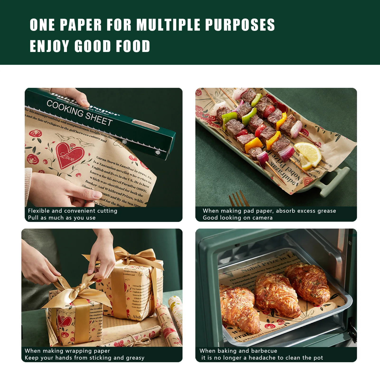 Листы пергаментной бумаги неотбеленная пергаментная бумага для выпечки