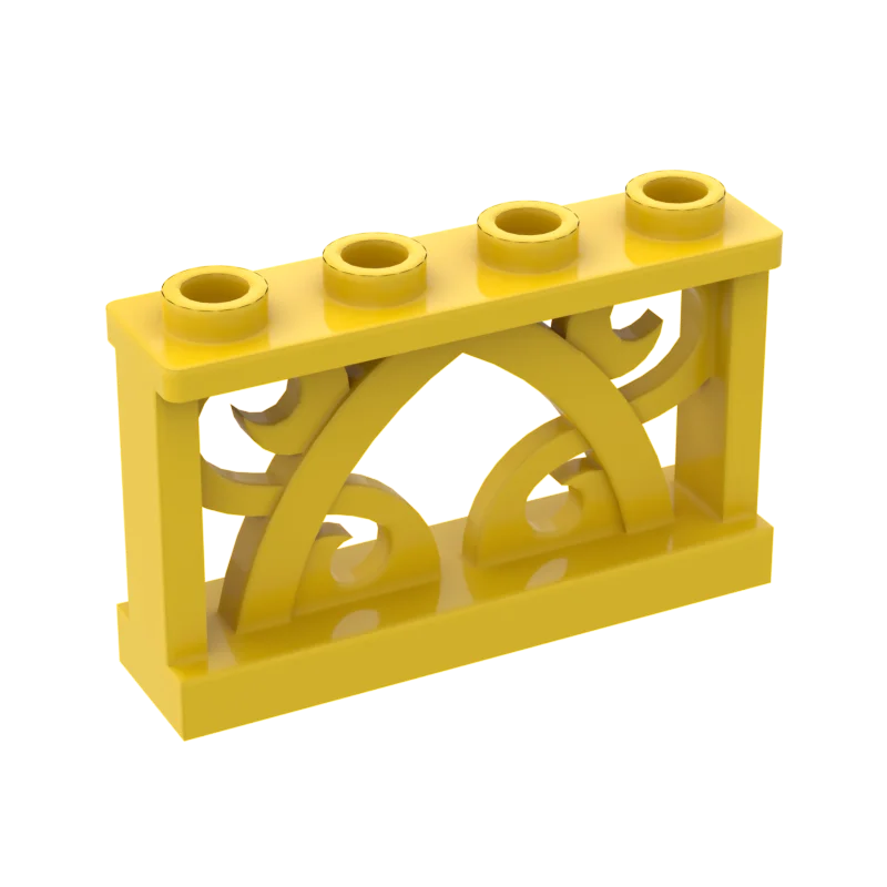 

10pcs MOC Brick Parts 19121 Fence 1 x 4 x 2 Ornamental Compatible Building Block Particle DIY Assmble Kid Puzzle Brain Toy Gift
