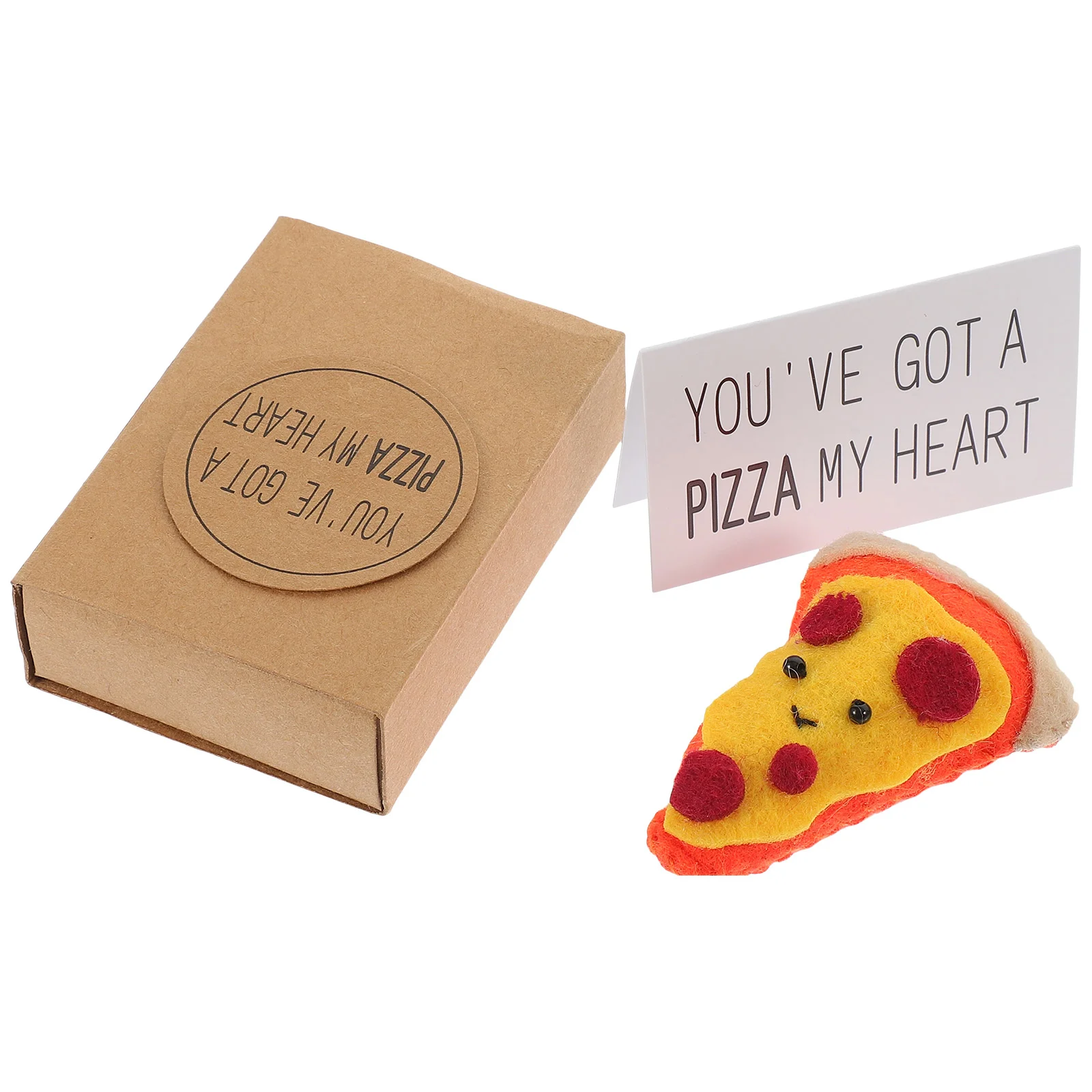 

Adorable Pizza Gift Festival Christmas Favors Plaything Friends Present Chrismas Gifts Filler Friendship