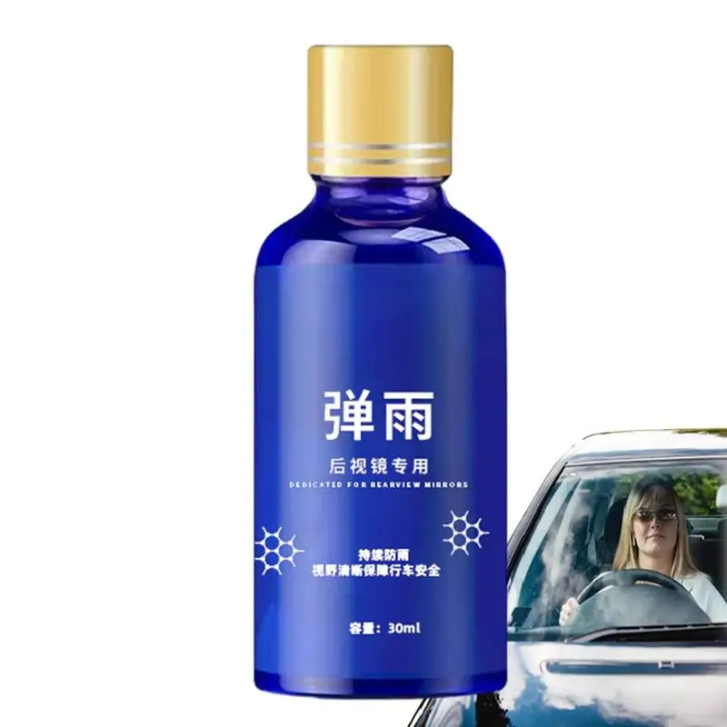 

Автомобильное зеркало заднего вида с защитой от дождя и запотевания