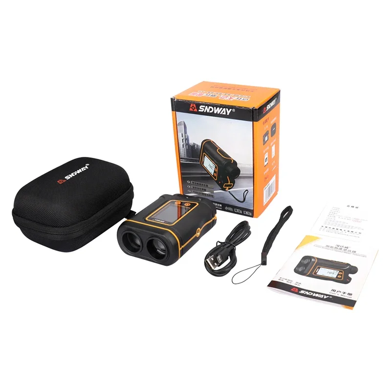 SNDWAY Дальномер для гольфа SW-1500B Сенсорный экран Цифровой дальномер Лазерный