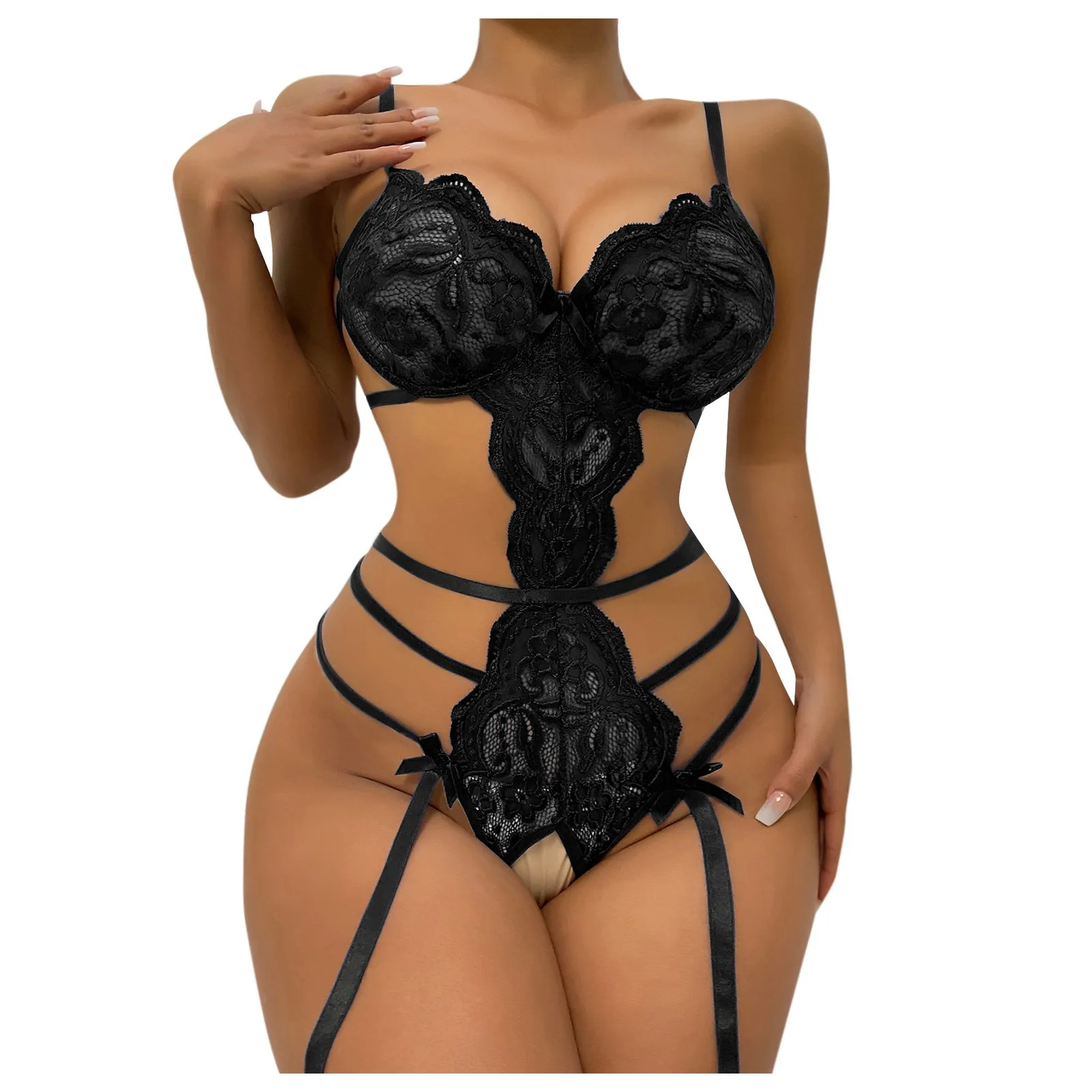 

Hot Erotic Sexy Women Costumes Wedding Erotic Underwear Open Bra Lace Women Teddies Babydoll Lingerie Clothes Dress