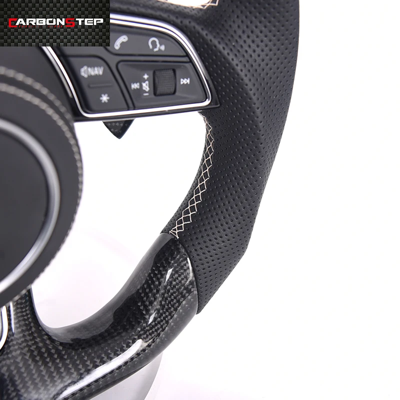 2022 горячая Распродажа carbon fiebr модификация рулевого колеса автомобиля для audis R8 TT