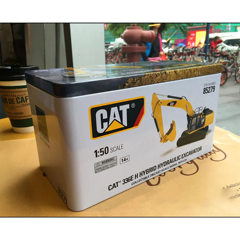 DM литой под давлением масштаб 1:50 CAT 336E H гибридный гидравлический экскаватор из