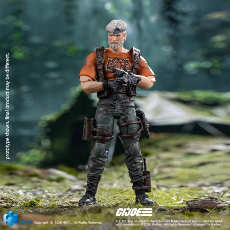 Фото В наличии Оригинальная коллекционная фигурка Hiya Gijoe Special Forces Tiger Outback в масштабе 1/18, подвижная модель, игрушка, подарок №4