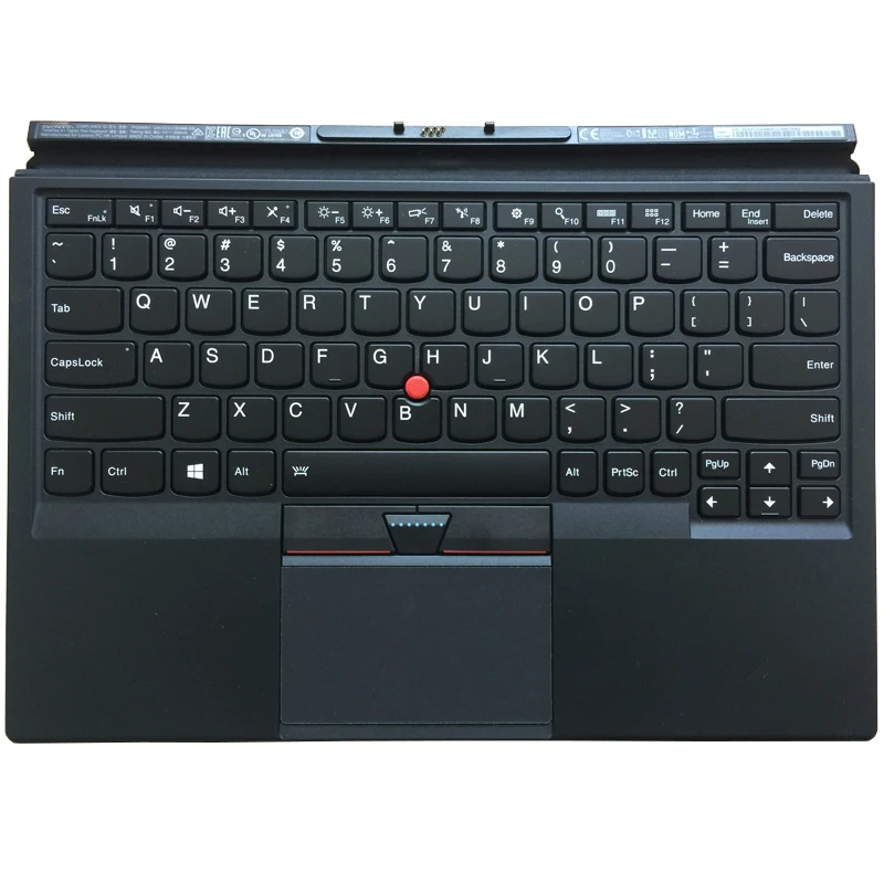 

New For Lenovo Thinkpad X1 Tablet Thin Keyboard 01AW600 01AW650 TP00082K1 US keyboard With Backlight