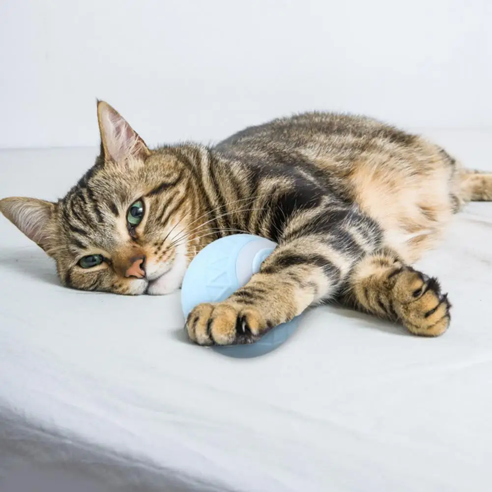 Игрушка для кошек автоматическая игрушка заряжаемый от Usb мяч самодвижущаяся