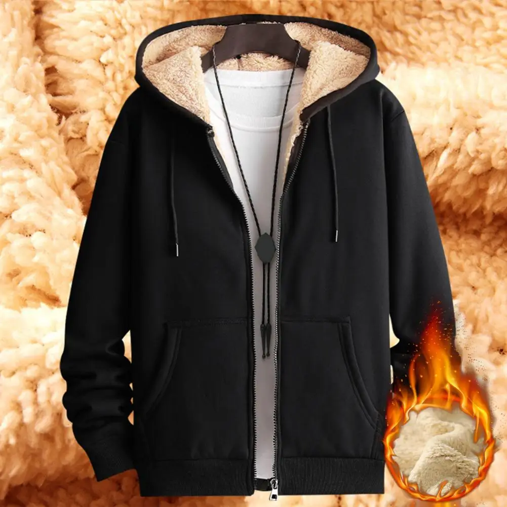 

Fashion Sweatshirt Coat Long Sleeve Skin-Touch Shrink Resistant Cardigan Hoodie Streetwear