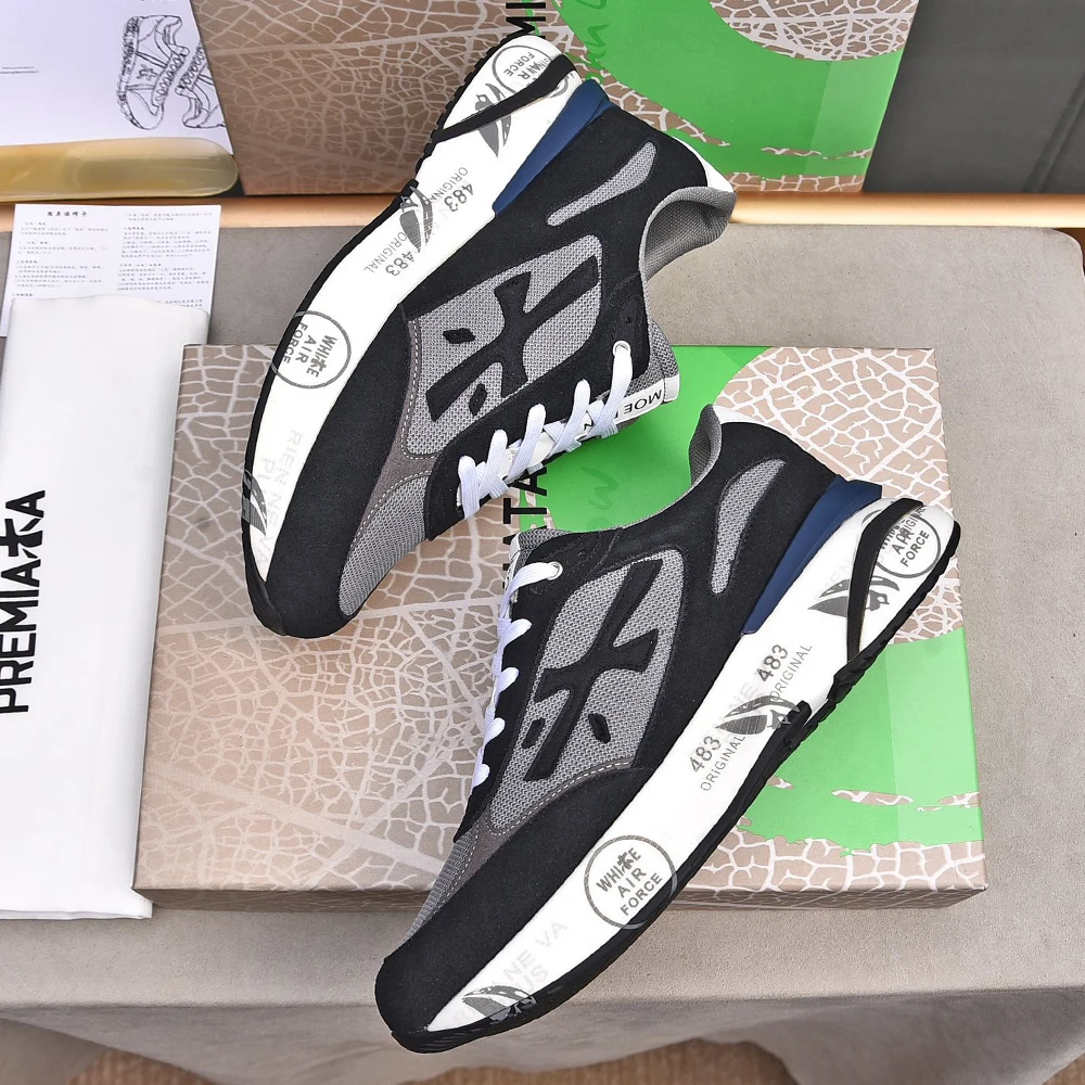 PREMIATA/мужская легкая роскошная нишевая простая удобная сетчатая дышащая