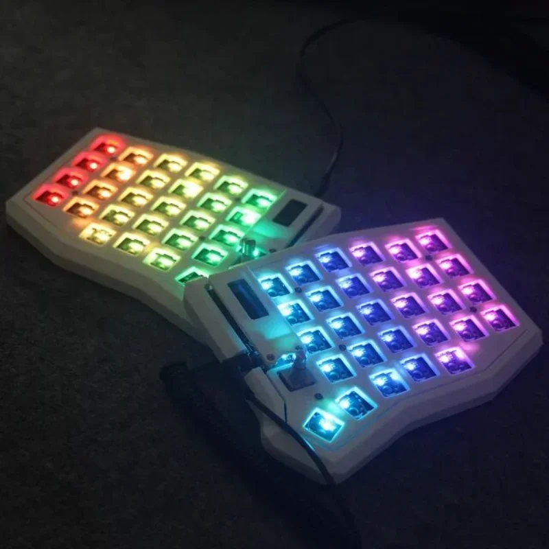 Проводная RGB-клавиатура изготовленная на заказ клавиатура DIY Sofle RGB 58-клавишная