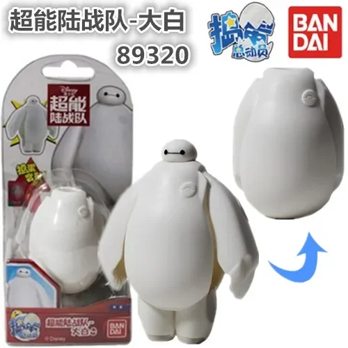 Оригинальные Аниме фигурки BANDAI с большим героем 4 активные аниме серия Baymax модель