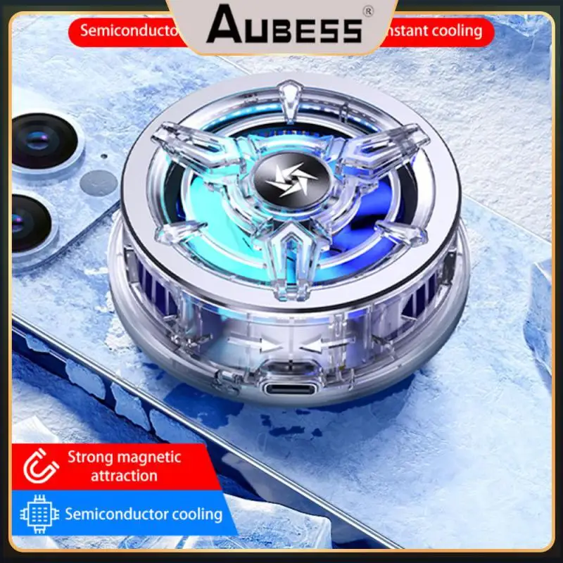 

Mute Phone Heat Sink Stable Voltage Second Gear Refrigeration Radiator Adjustable Type-c Game Cooler Portable Efficient