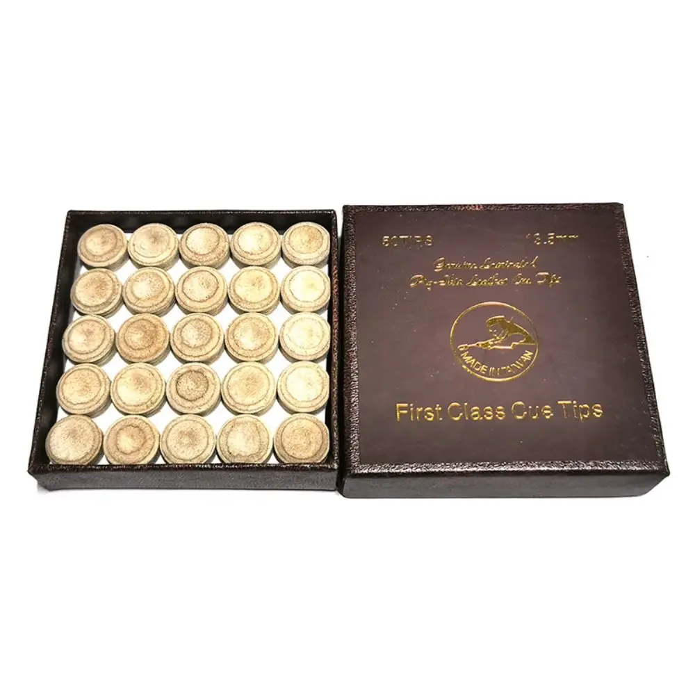 Маленькая головка для бильярда из свиной шкуры многослойные принадлежности