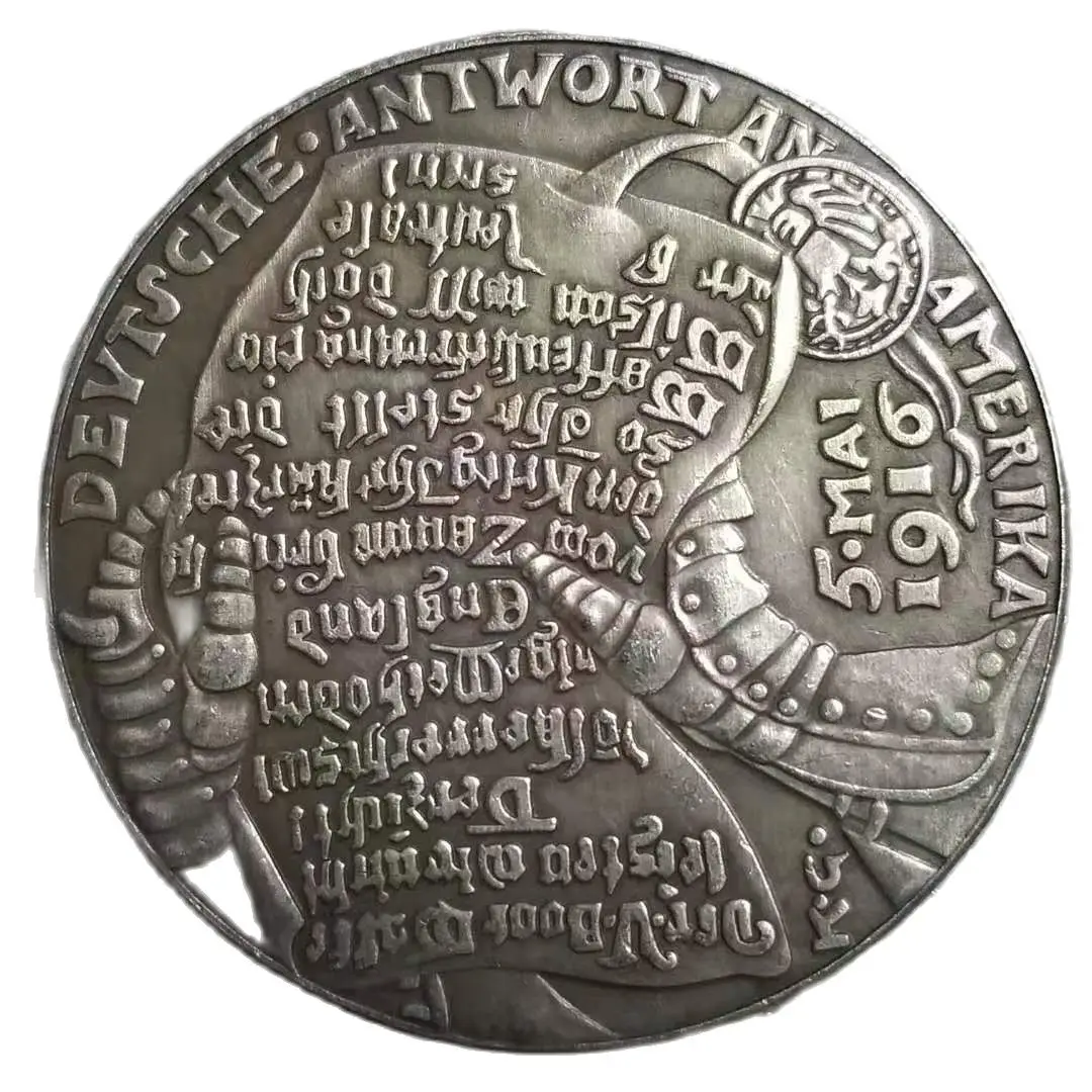 

1916 Germany Silver Plated Coins Copy Collectibles Coin Home Decoration Magic Coin Lucky Fortune Toy Coins Christmas Gifts#1028