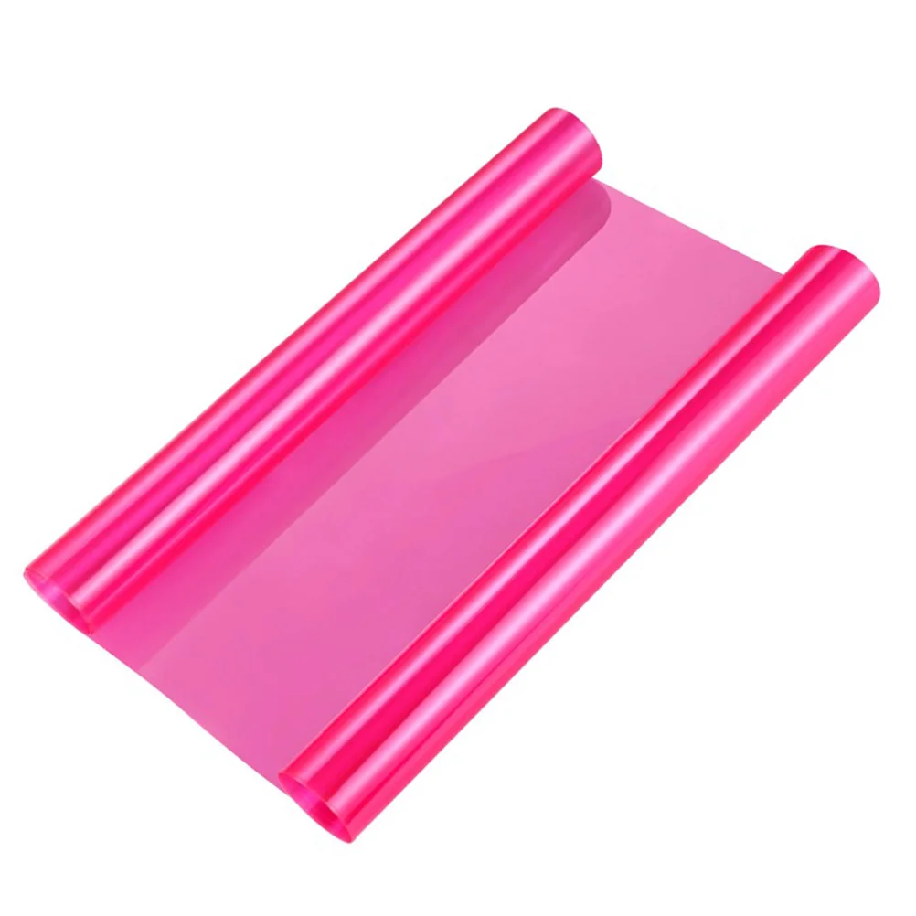 

30 ×120CM Self Adhesive Headlights Tail Lights Fog Lights Tint Vinyl Film (Pink)