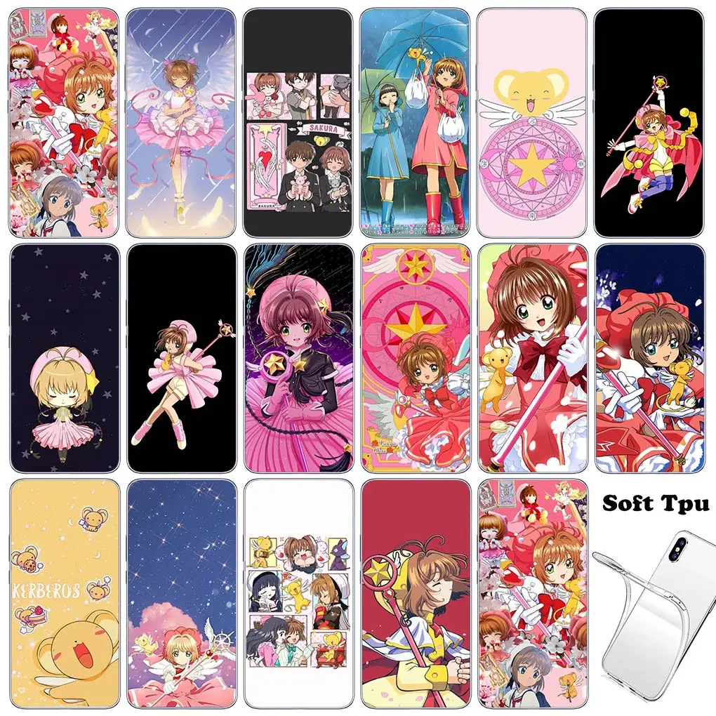 Чехол для телефона Cardcaptor Kinomoto Sakura Motorola Moto G13 G14 G53 G54 G62 G72 G82 G84 E13 E20 G42 G32 G23 G22