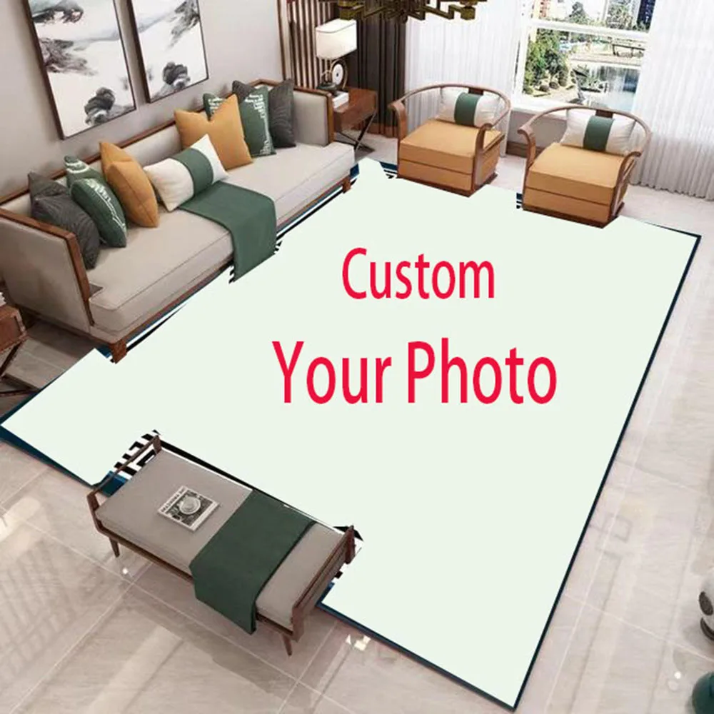

Custom your photo Mat Anti-Slip Carpet with for Bathroom Living Room Outdoor Indoor Doormat Mat Floor Mats Christmas Gift