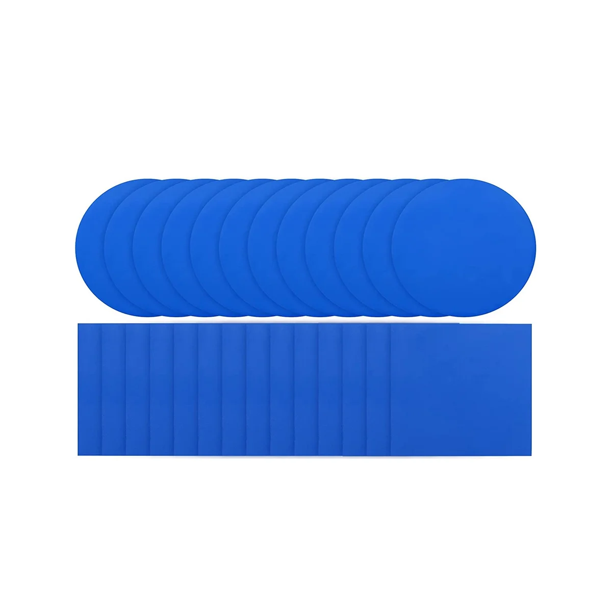 

50 самоклеящиеся патчи для бассейна, набор для ремонта, квадратный круглый надувной матрас для бассейнов, лодок, надувные товары