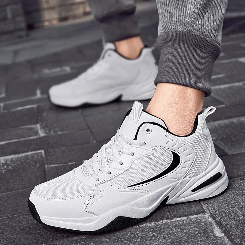 39-48# Comfortable Breathable Men's Casual Sneakers Adult Teenagers Outdoor Running Shoes Walking Shoes School Sports Shoes