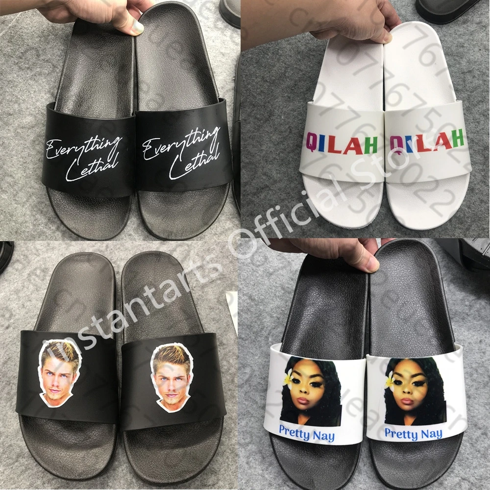 Женские пляжные шлепанцы INSTANTARTS Гавайский Цветочный Принт летняя комнатная