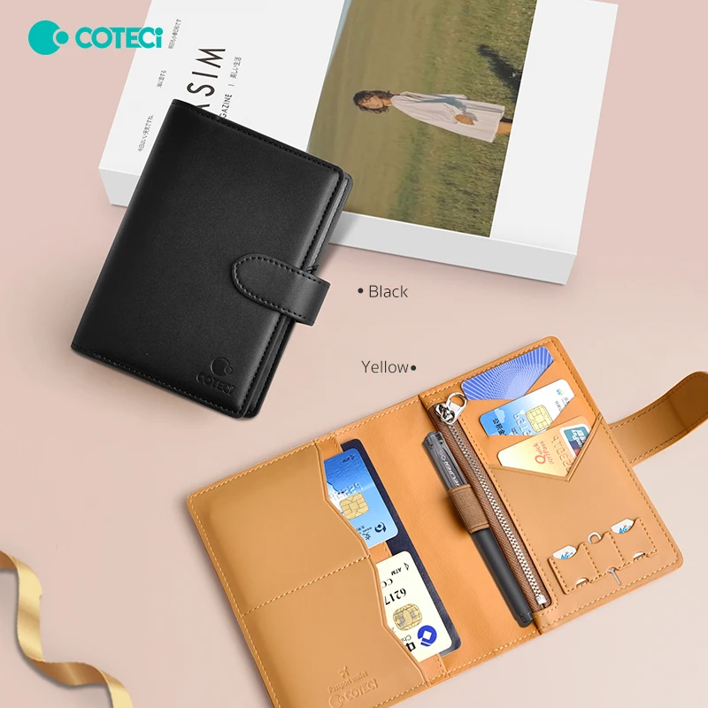 COTECi Женский Кошелек Из Искусственной Кожи Компактный Держатель Для Карт С