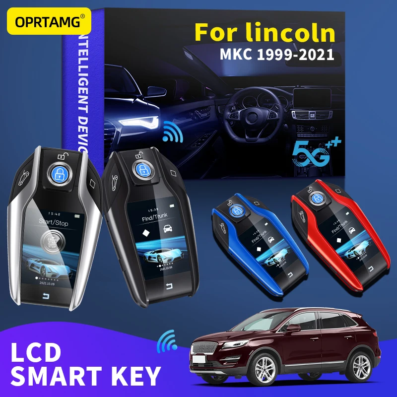 

OPRTAMG For lincoln MKC 1999 2000 2001 2002 2003 2005 2006 2021 Remote Key LCD Display Screen for keyless-go smart key vehicle