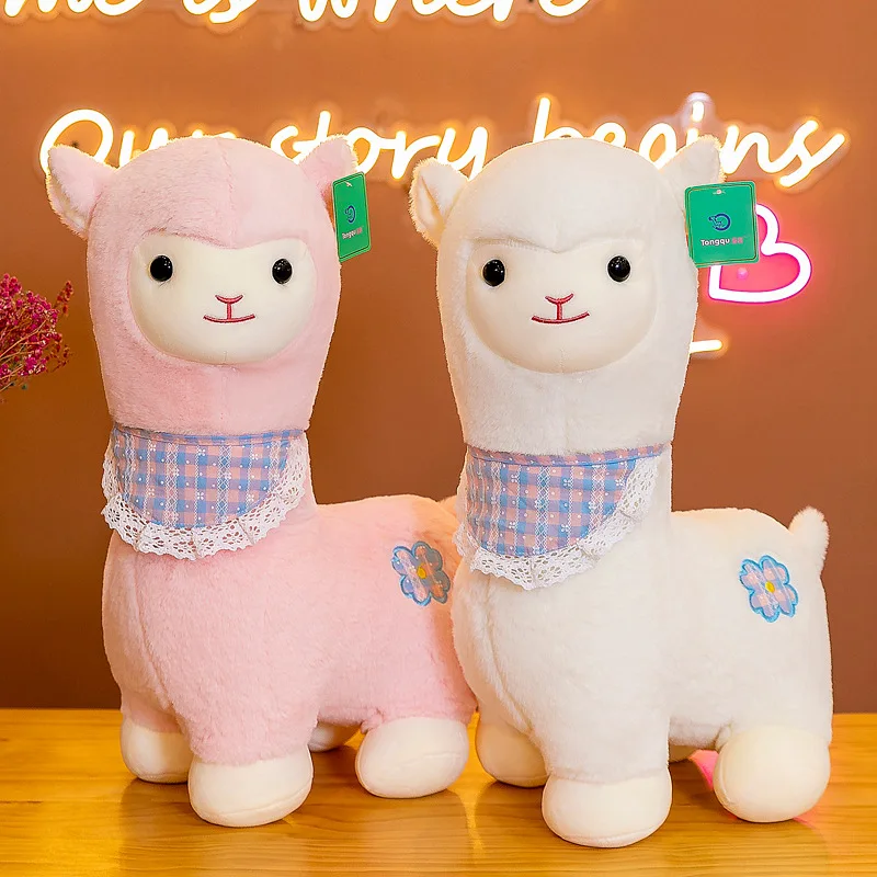 Симпатичная плюшевая игрушка S carf Альпака мягкая овечка лама кукла животные