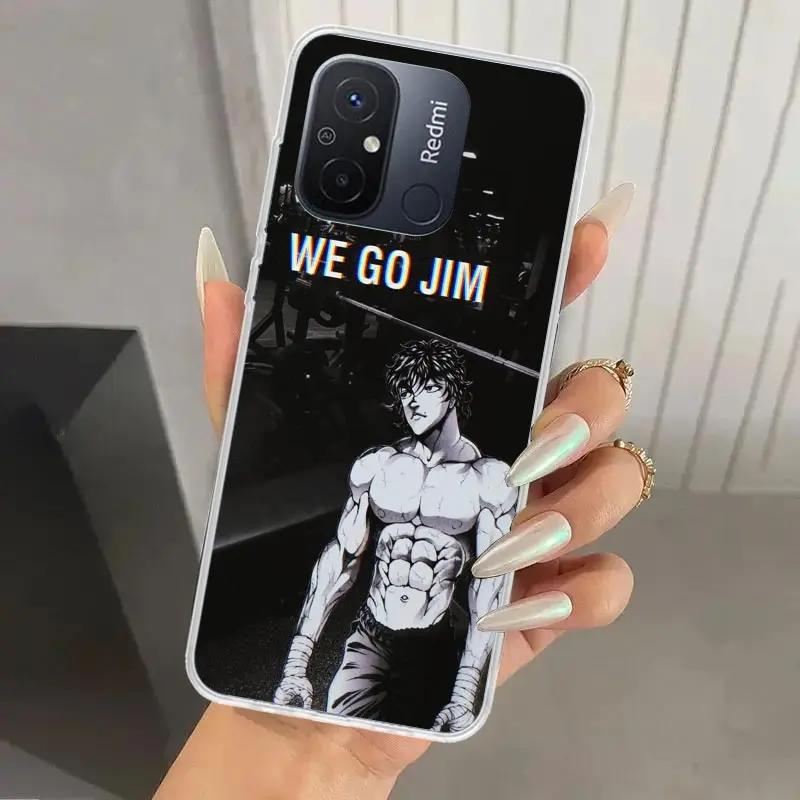 Оригинальный аниме чехол Baki the Grappler для телефона Xiaomi Redmi 12C 12 10C 10A 10X 10 9C 9A 9 9T 8A 8 7A 7 6A 6