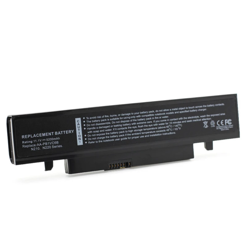 Новый 6-элементный новый аккумулятор для ноутбука Samsung AA-PB1VC6B N210 N220 X418 X420 NB30 5200 мАч