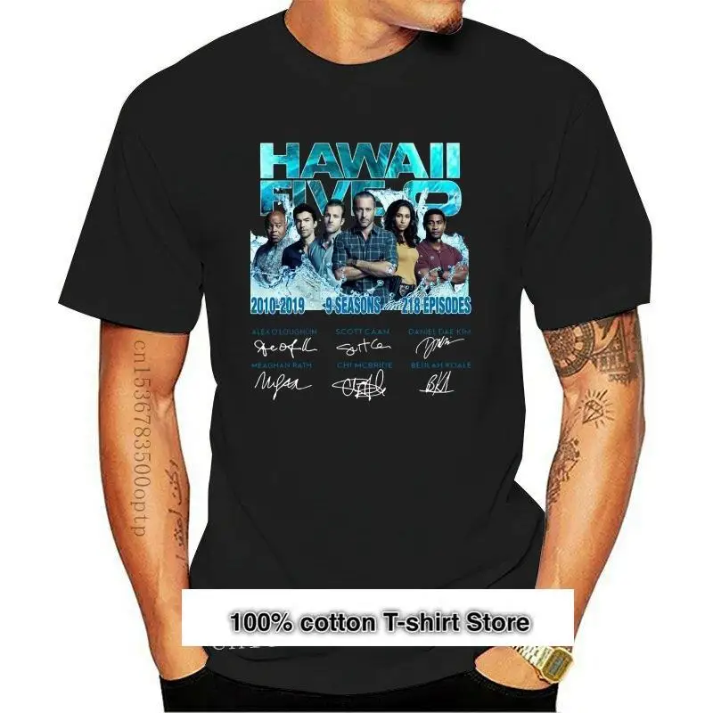 

Camiseta con firma de los miembros de nueva Hawái Five 5 0