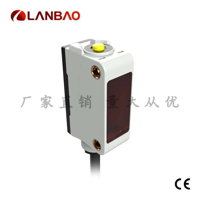 

Shanghai Lanbao PSE-BC30DNBR red light sensor 30cm button adjustment diffuse reflection photoelectric switch
