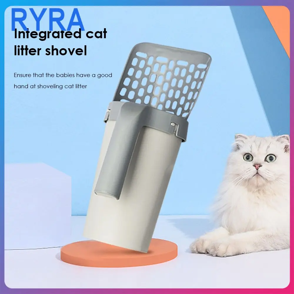

Self-cleaning Cat Litter Box Scoop Poop Shovel Kitty Toilet Clean Tool For Sandbox Kitty Litter Grey Tray Shovel