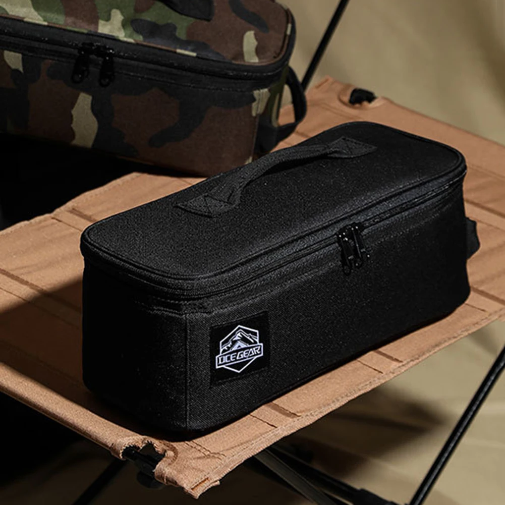 

Camping Accessories Tool Bag Multipurpose Camping Hanging Organizer 900D Oxford Cloth Double Zipper for Travel Hiking BBQ
