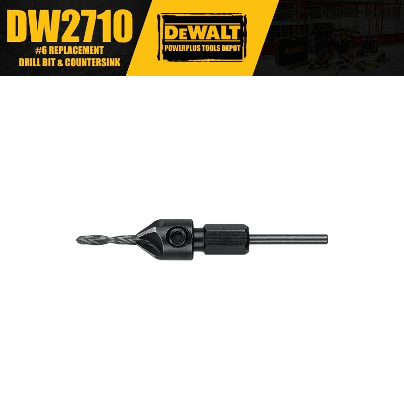 

Сменные сверла для зенкеров DEWALT DW2710/DW2711/DW2712 #6 #8 #10, аксессуары для зенкеров DW2700/DW2701/DW2702