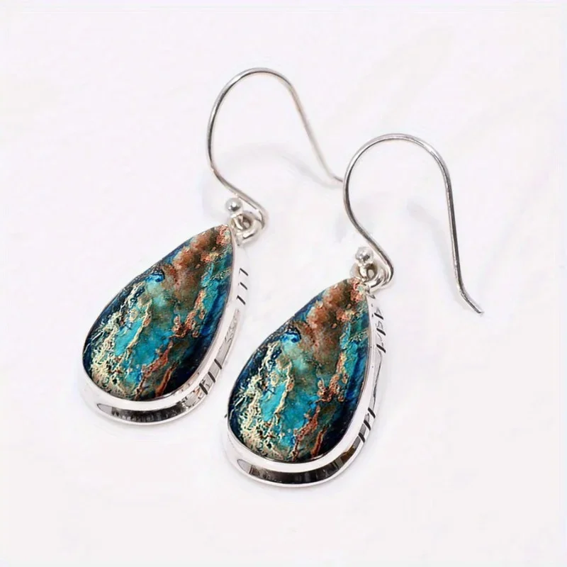 Бирюзовые серьги