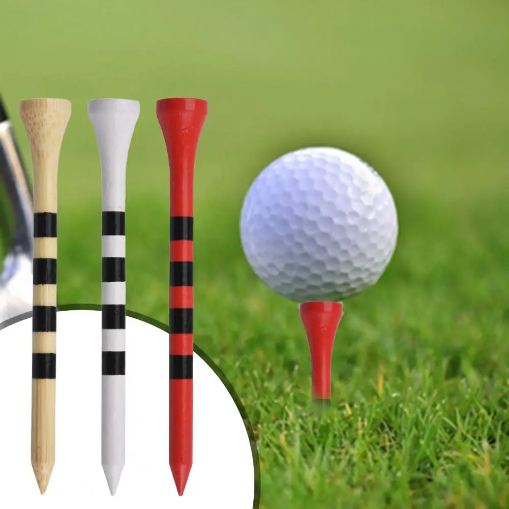 

20Pcs Golf Tee Reliable Smooth Surface Golf Ball Tee 70/83mm Excellent Stability Golf Tees Stadium Supplies