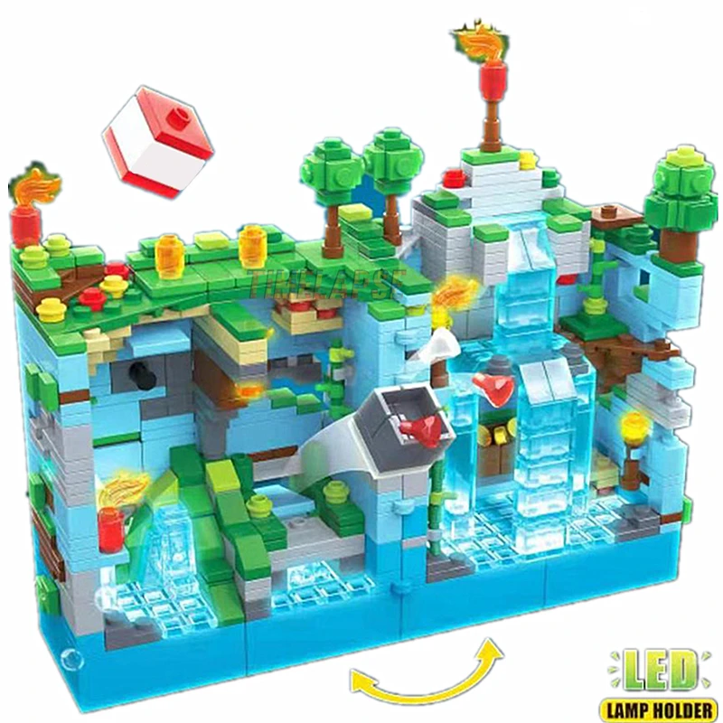 Детский конструктор для мальчиков классические строительные блоки под водой