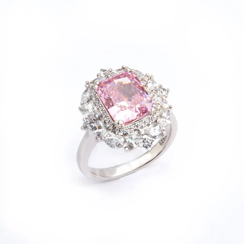 

NIFUNA Cubic Zirconia Wedding Pendant Ring Dual-Use for Women Romantic Bridal Marriage Ceremony Party Fashion Jewelry