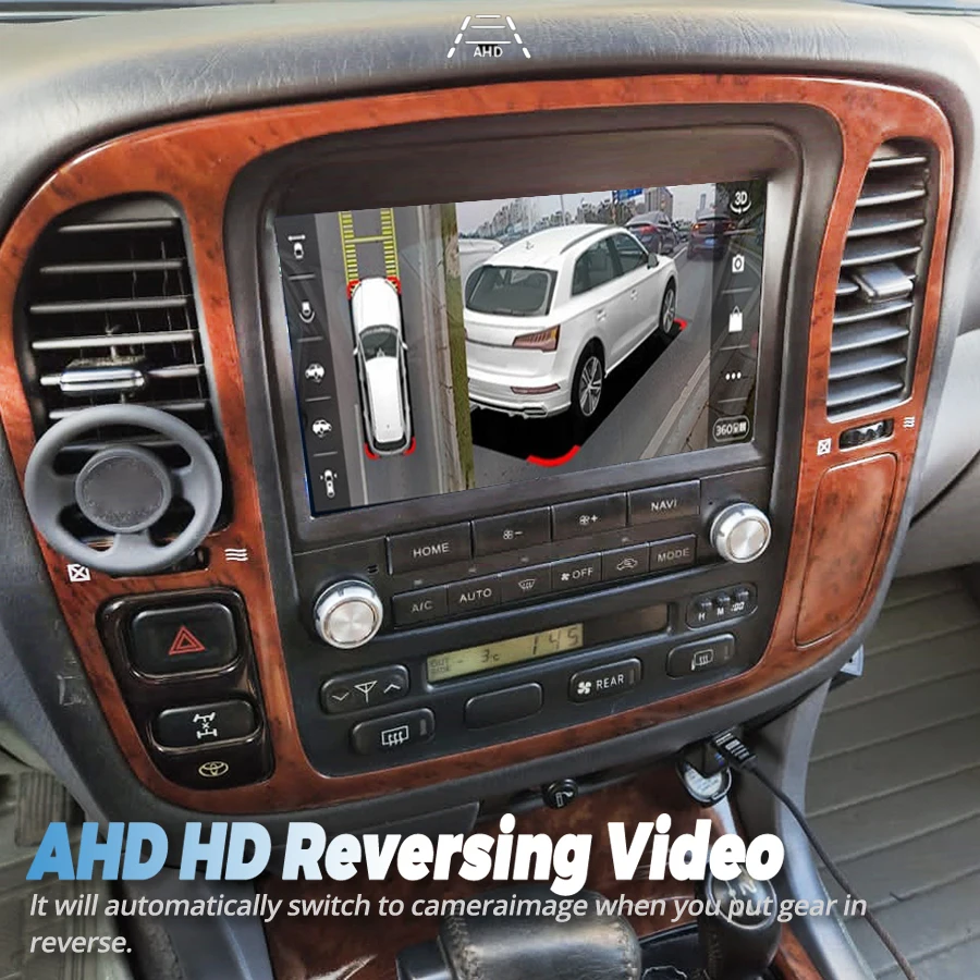 Android 13 сенсорный экран для LEXUS LX470 1998-2002 TOYOTA Land Cruiser LC100 CarPlay GPS стерео Автомагнитола