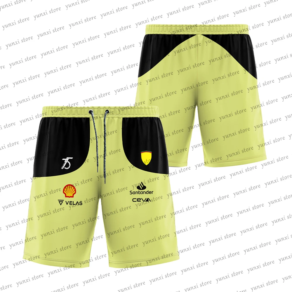 

F1 Shirt Scuderia 2022 75th Anniversary Quest Jogger Pants Formula 1Racing Suit Men's MOTO Outdoor Sports Shorts Fan Party Pants
