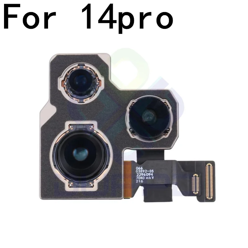 Original Back Facing Camera Flex Cable for iPhone 14 Pro Max Plus Big Rear Camera Ribbon Parts enlarge