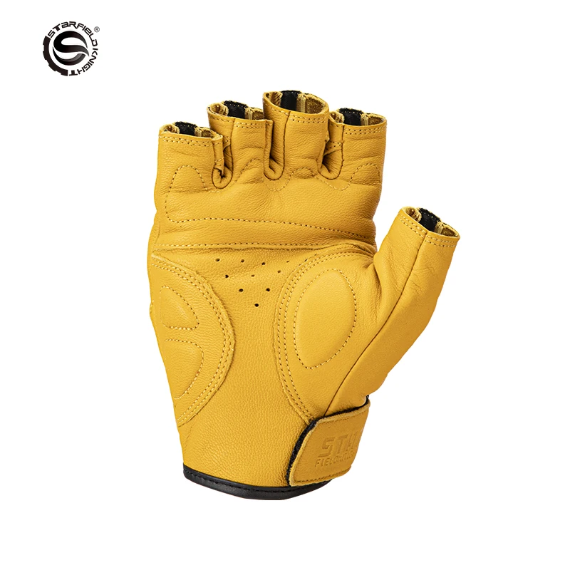 Мотоциклетные Перчатки SFK с открытыми пальцами летние дышащие износостойкие