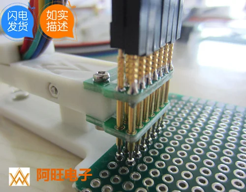 

Burning Program Fixtures Debugging Download Programming Simulation 2.54mm-7P Double Row STM32 STC 7 Feet