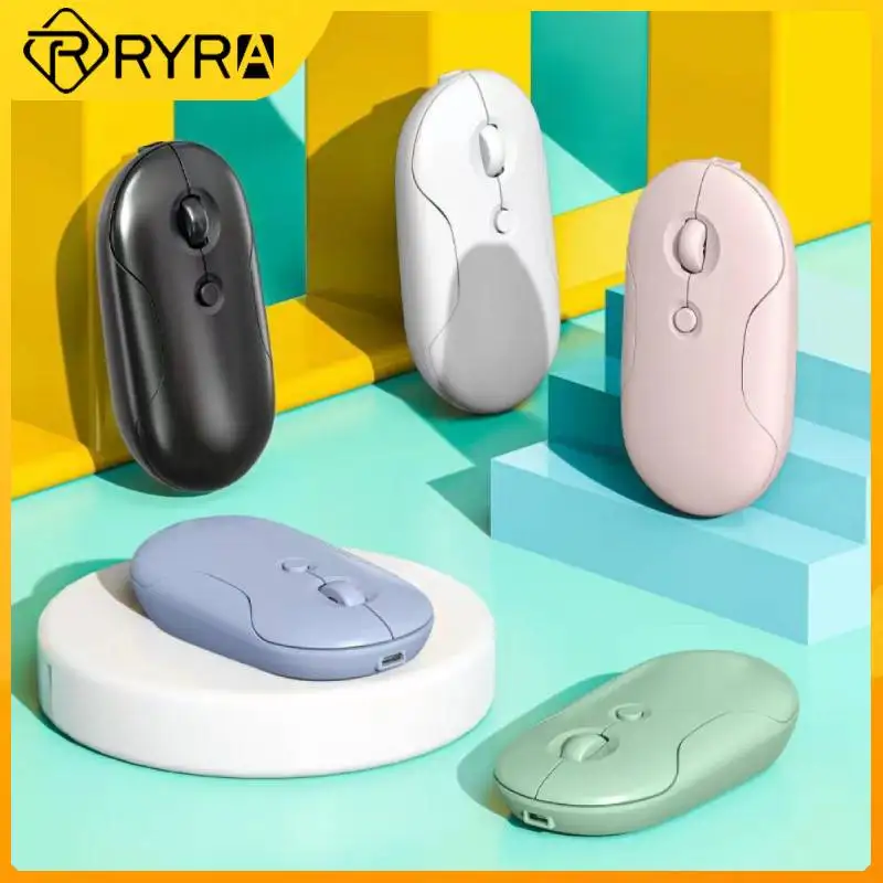 

Мышь Компьютерная RYRA Pebble Беспроводная с зарядкой от USB, 1600DPI, 2,4 ГГц