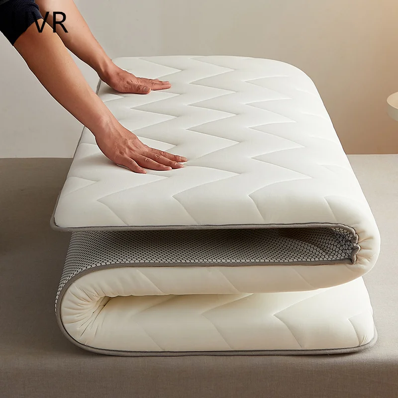 

UVR Not Collapse Natural Latex Mattress Tatami Pad Bed Antibacterial Mattress Floor Mat Full Size Help Sleep
