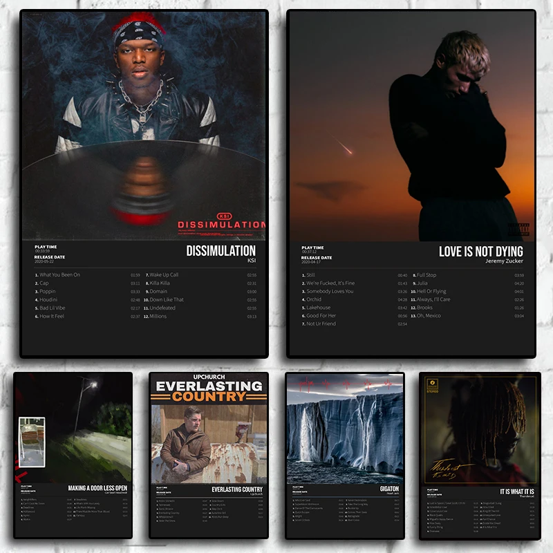 

Постеры со звездами поп-певицы, альбом с изображением мандарина Цукера, Обложка для музыкального альбома, эстетические изображения для комнаты, Современная печать на холсте, искусство, домашний декор для стен, подарок