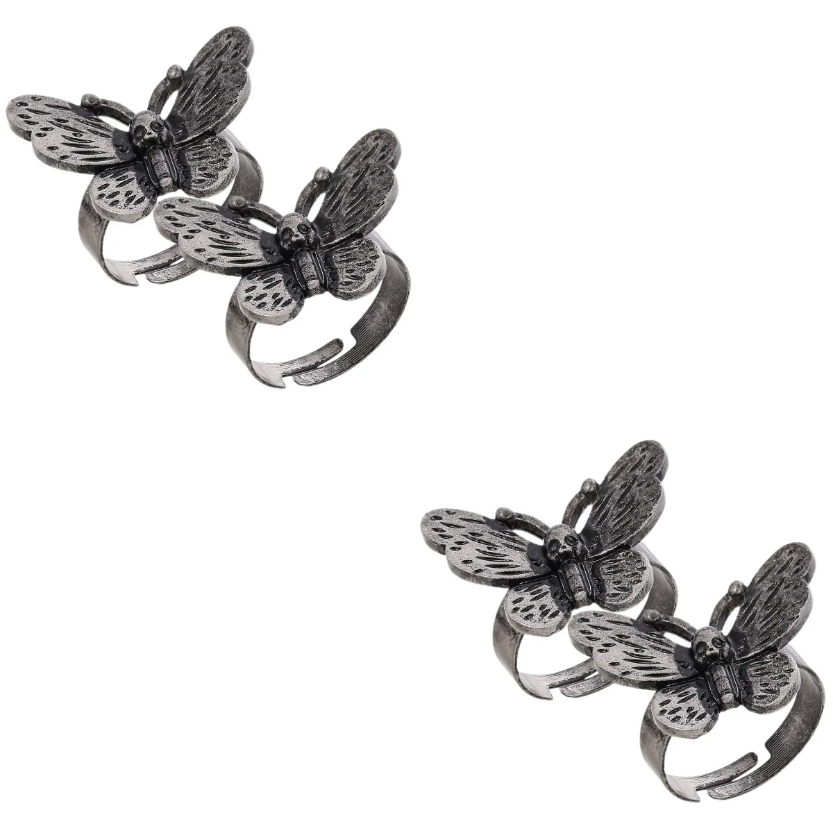 

4 pcs Ring Opening Ring Creative Ring Finger Ring Jewelry for
