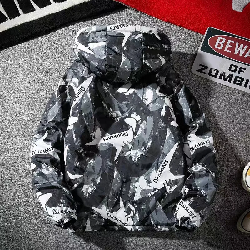 2021 New Men's Cotton-padded Jacket Autumn Winter Thick And Warm Male Jacket Korean Style Trendy Cotton Clothing Large Size Coat