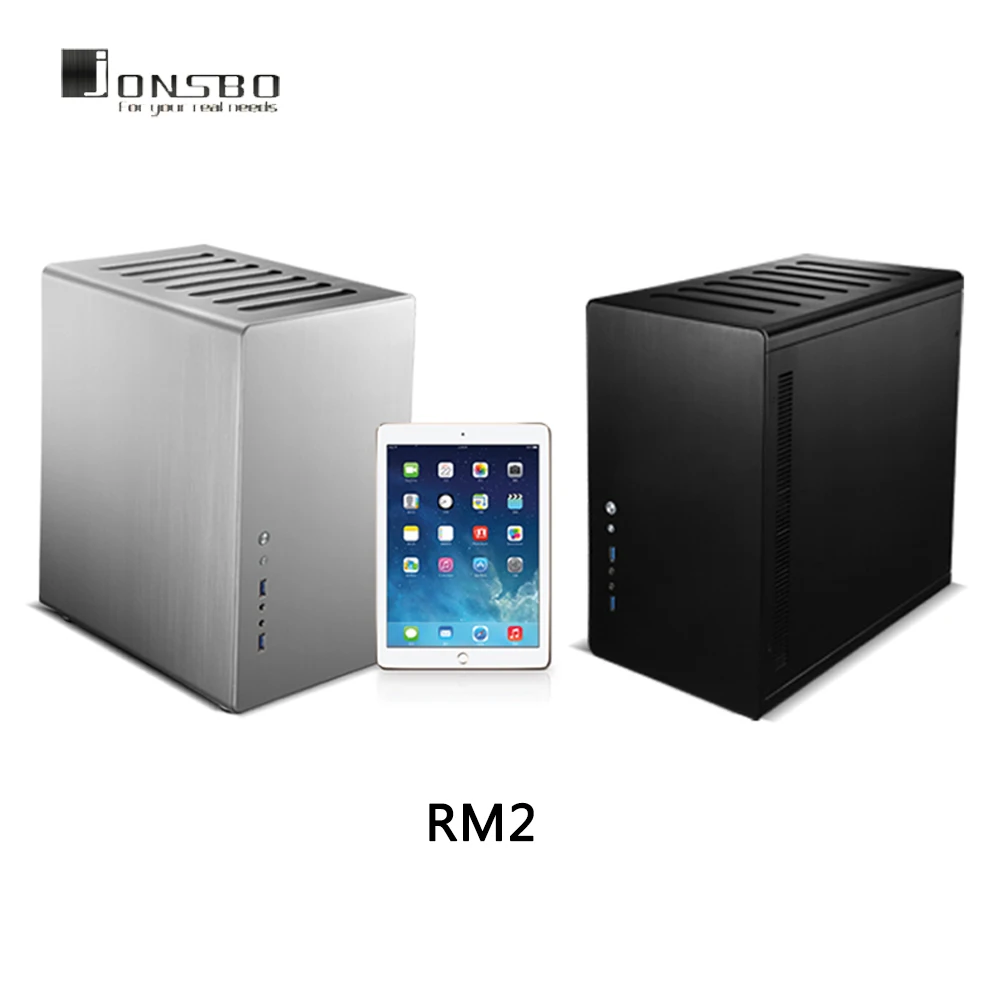 Настольный мини-ПК JONSBO RM2 чехол для компьютера USB 3 0 × 2 маленькое шасси из